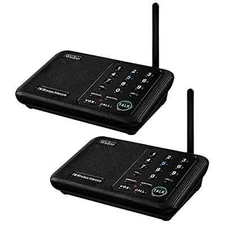 Wuloo Wireless Intercom System Range Up To 1 Mile 10 Channel 3 Code Wireless Bla