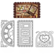1set Lace Theme Carbon Steel Cutting Dies Stencils for Scrapbooking Photo Album
