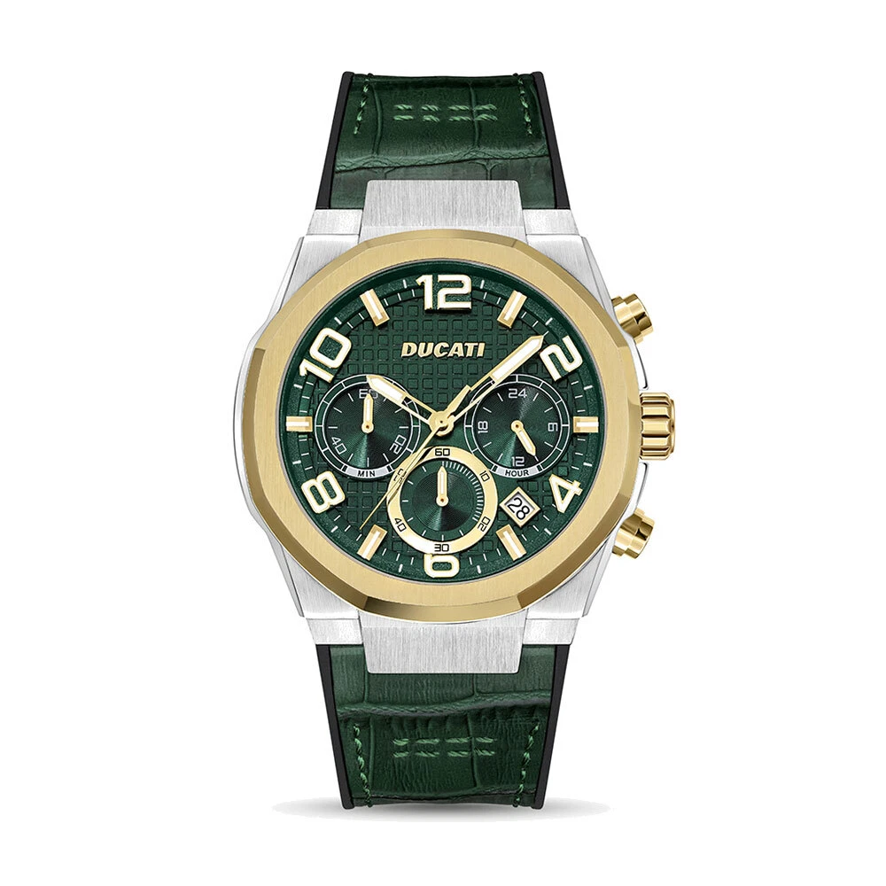 DUCATI Orologio Analogueico Quarzo Uomo con Cinturino in Pelle DTWGC2019001