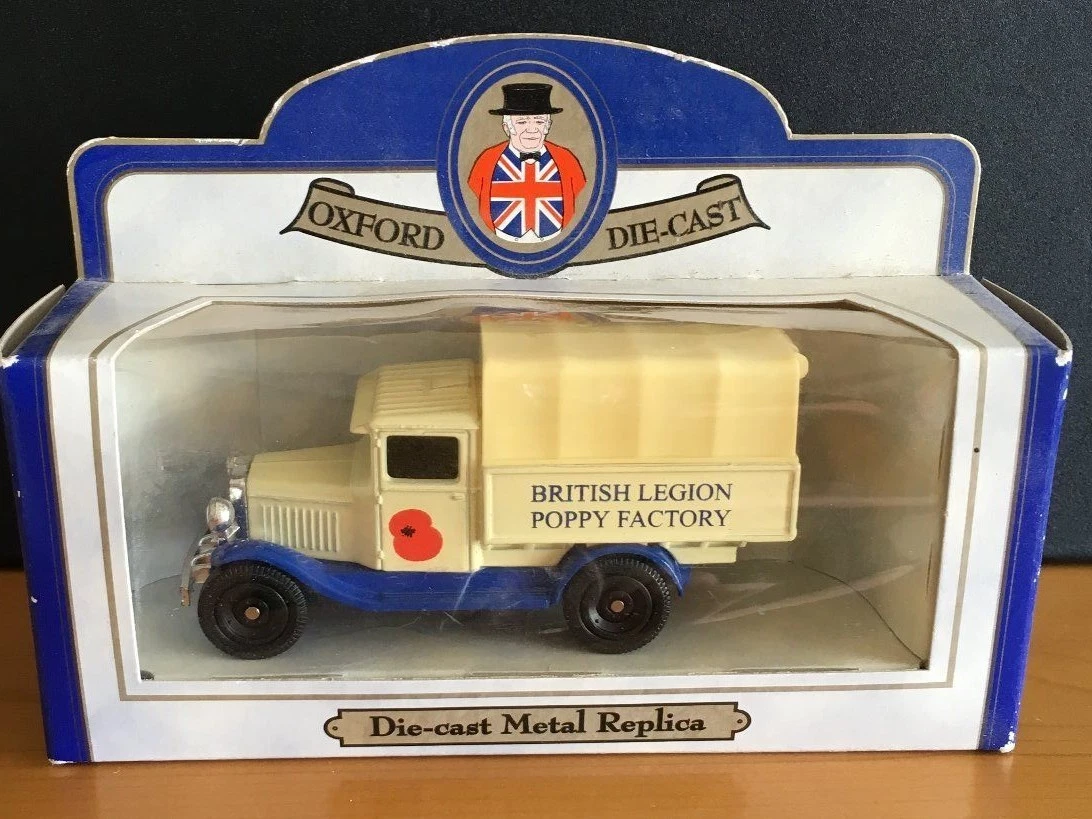 Oxford Die cast Metal Replica British Legion Poppy Factory eBay