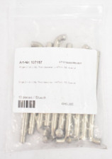 Lot of 10 Hinge Pins 137157 w Clip 7mm x 97mm L Stainless Steel Metal Tools