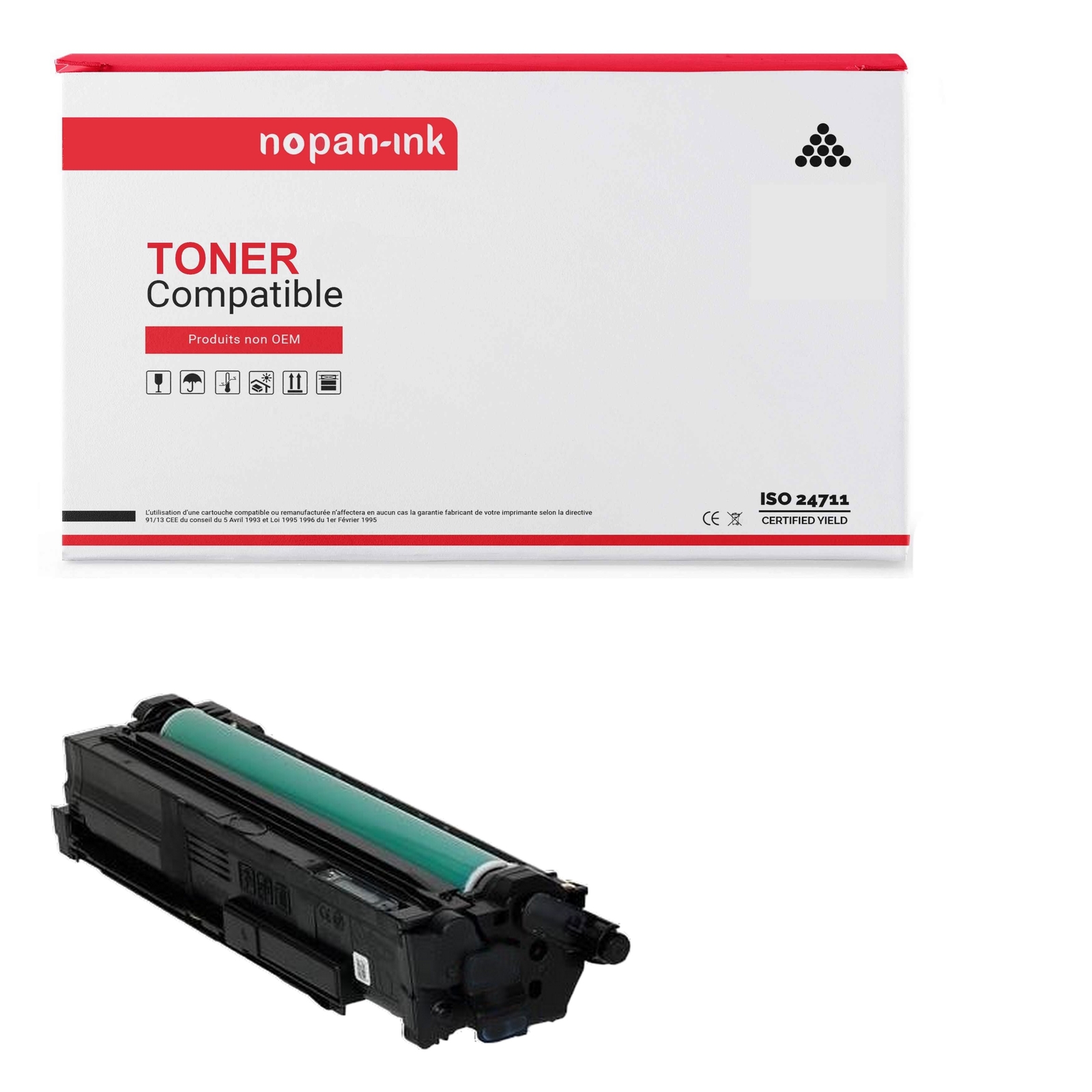 Toner CEXV47 compatible Canon Cyan 8521B002 aux normes industrielles strictes