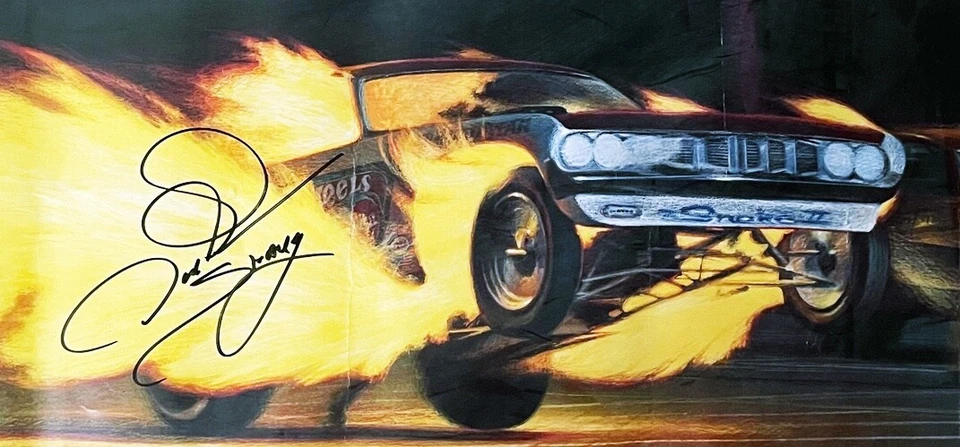 VRHTF DE COLECCIÓN NHRA "KENNY YOUNGBLOOD/DON PRUDHOMME FIRMADO AP 66/76 IMPRESIÓN 26" X 18" 3 Foto 2 de 4