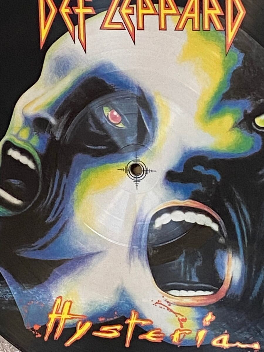 Def Leppard Hysteria Picture Disc ~ New ~ Never Played Def Leppard Hysteria Picture Disc ~ New ~ Never Played