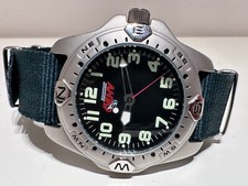 RARE SWISS ADVERTISING OF AUSTRIA ICE HOCKEY ASSOCIATION SPORT MENS QUARTZ WATCH