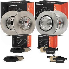 A-Premium 12x Disc Rotor & Brake Pad Front & Rear for VW Atlas Atlas Cross Sport