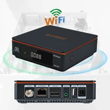 GTMedia DVB-S/S2/S2X FTA Digital TV Box USB DVR HDMI WIFI USALS Media Player US