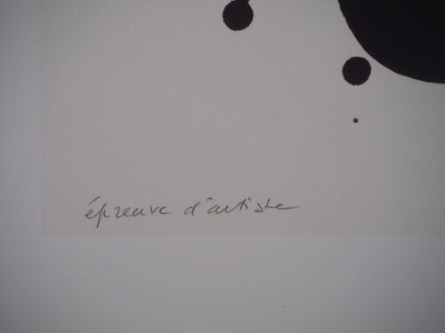 Pierre SOULAGES : Lithographie n°29 - Affiche originale signée - Imagen 5 de 6