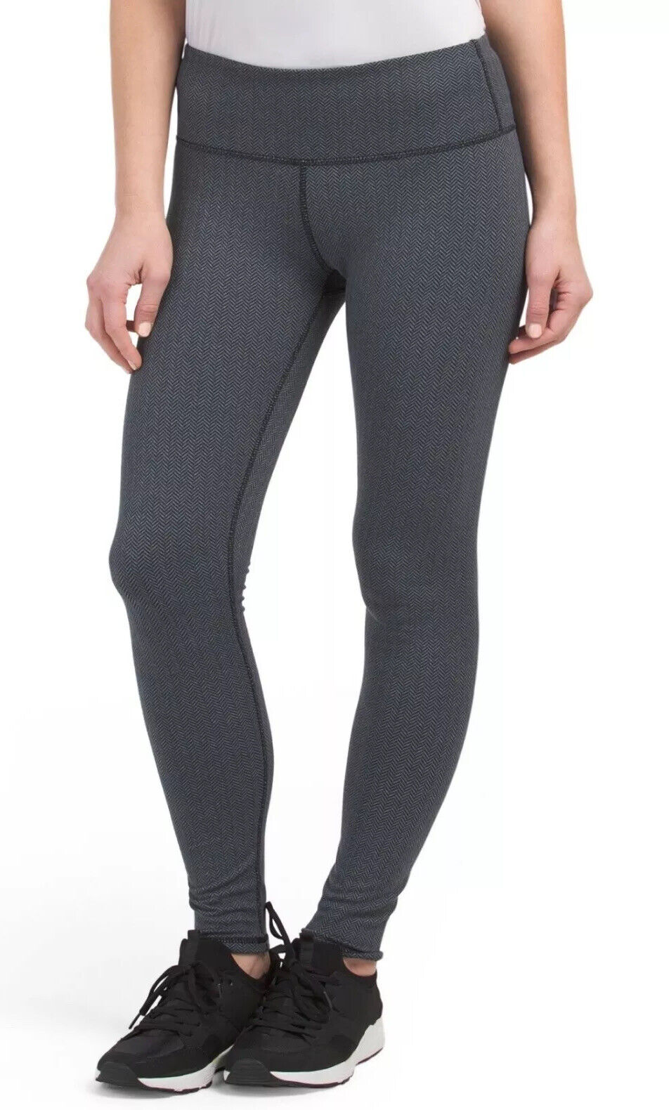 NWT $68 Women Kyodan Yoga Active Running Leggings Gray S M L Core Leggings