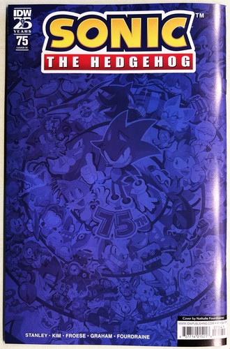 SONIC The HEDGEHOG Comic Book IDW #75 Cover RIA November 2024 Bagged Boarded NEW - Picture 3 of 3
