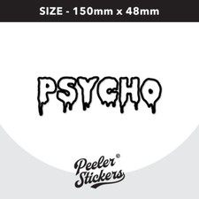 Psycho Decal Sticker, Laptop Macbook Car Music Post Malone Sticker CD0017