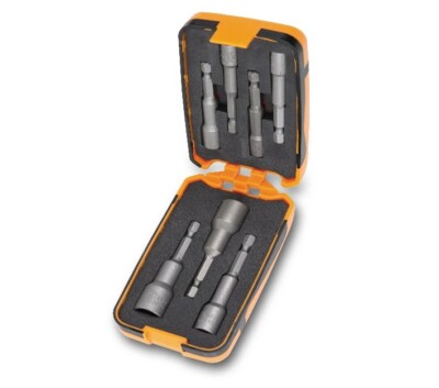 Beta 862F/A7 7-teilig 1/4 Zoll Sechskant Magnet Nuss Setter Steckschlüssel Bit Set 5,5 13 mm