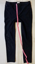 Chico's black skinny polyester/spandex pants size 1 US 8  WOMEN'S