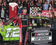 AUTOGRAPHED 2023 Ryan Blaney 12 Body Armor COCA-COLA 600 WIN Charlotte Victory