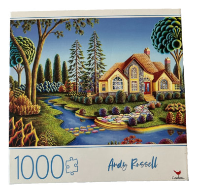 Cardinal Andy Russell 1000 Piece Puzzle Stepping Stone Creek