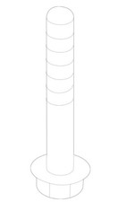 Genuine Honda Lower Control Arm Mount Bolt 90161-TZ5-A00