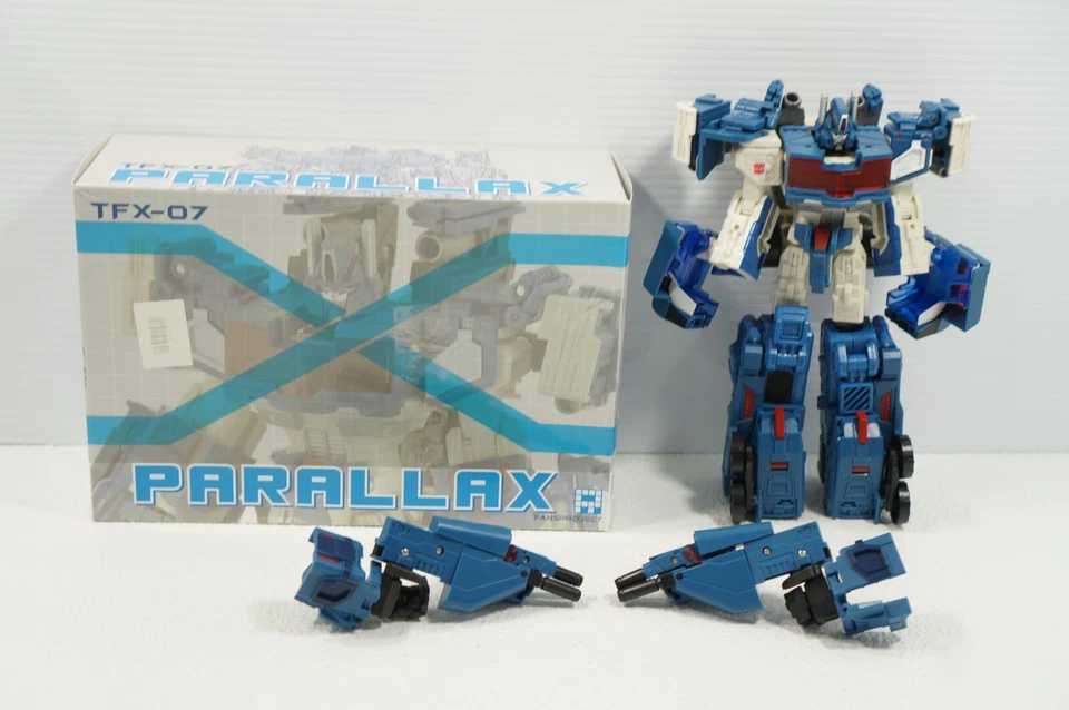 FansProject Parallax TFX-07 Upgrade Kit Figure Lot Blue Armor - Image 2 of 4