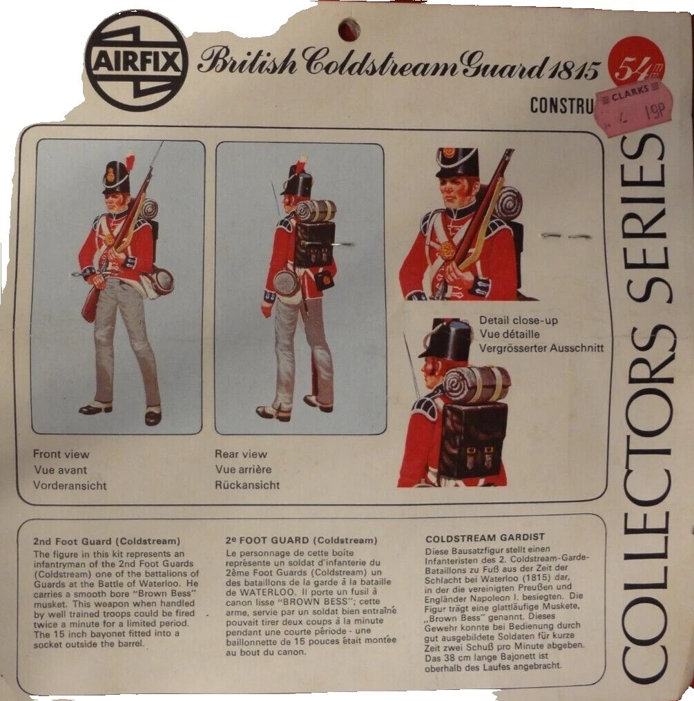 Figuras soldado de juguete de plástico Airfix