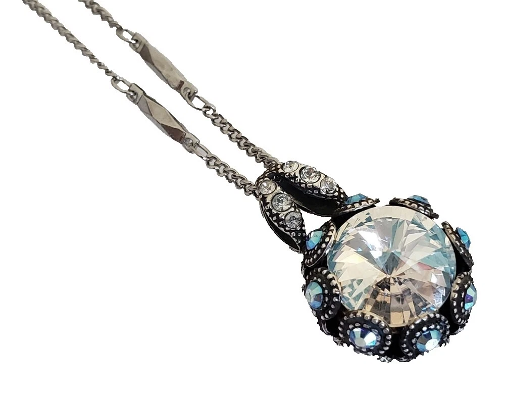 Corrente de Cristal Mariana Colares e pingentes Artesanais