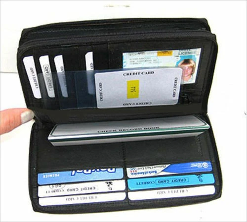 Women's checkbook hotsell clutch wallet
