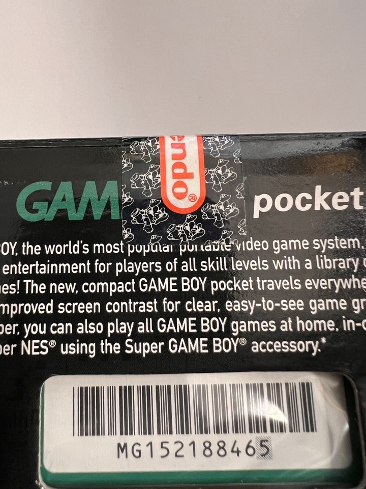 GameBoy Pocket Green NEW IN BOX FACTORY SEALED | eBay