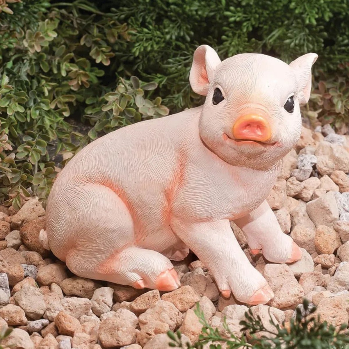 Pig Garden Statue Sculpture Outdoor Piglet Farm Barn Yard Ornament  display picture 1