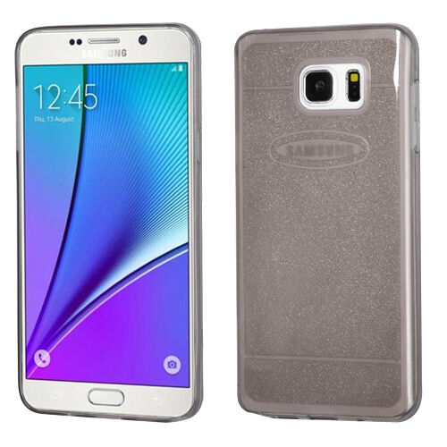 Transparent Smoke Glittering Soft Candy Case Skin Cover for Galaxy S6 Edge Plus - Picture 1 of 4