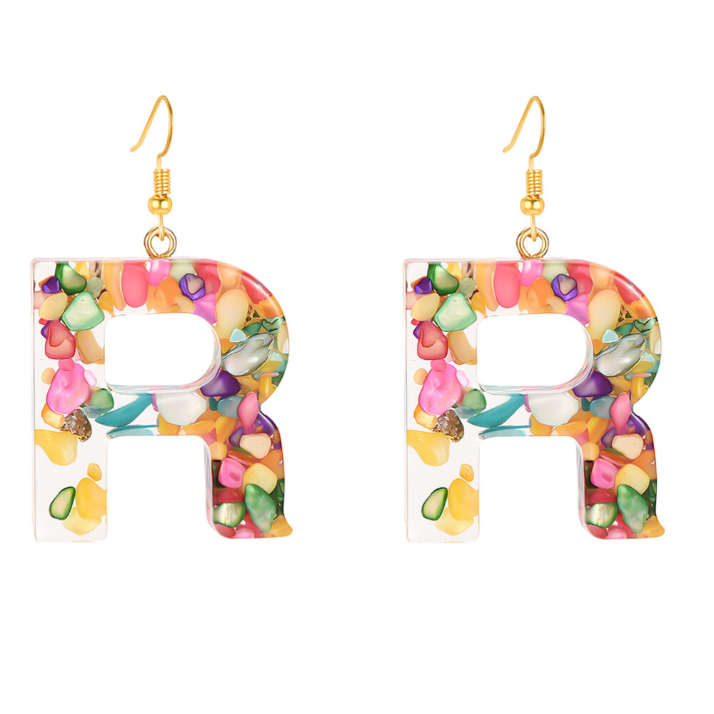 Trendy Colorful Shell Stud Earrings with Lid Locket Design for Women