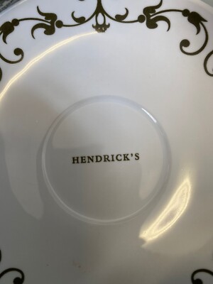 Hendricks Gin Tea Set Pack of 6 - Only Cup & Plates | eBay