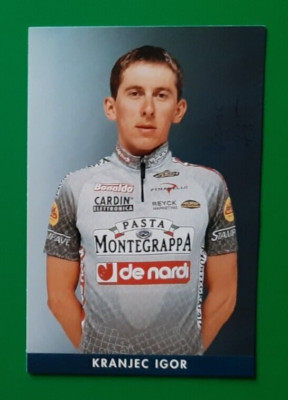 CYCLING cycling card IGOR KRANJEC team DE NARDI PASTA MONTEGRAPPA signed
