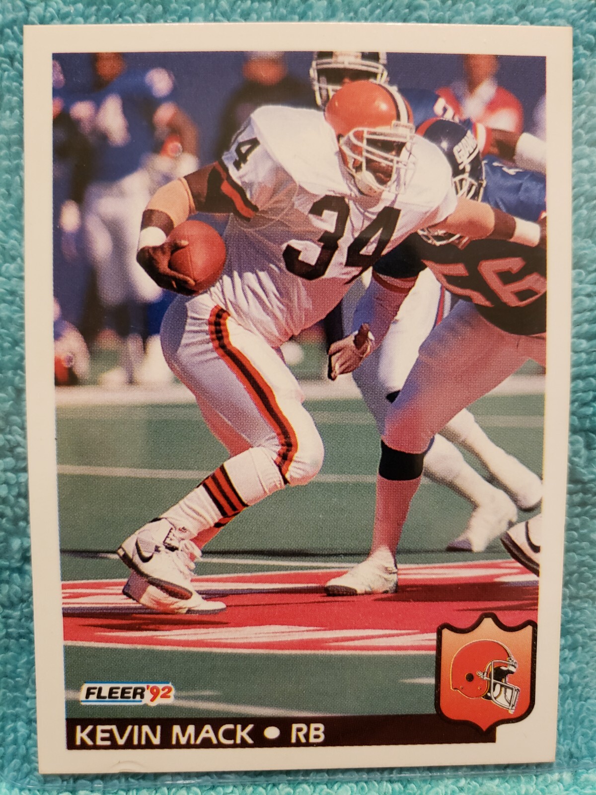 1992 FLEER KEVIN MACK #72 CLEVELAND BROWNS