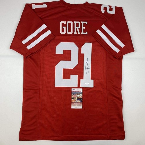Maillot De Football Américain Des 49ers De San Francisco Signé Par Frank Gore Avec Certificat JSA