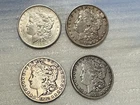 Morgan Silver Dollar Lot of 4 Coins - 1889, 1900-O, 1878-S, 1880-O