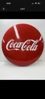 LARGE 36” VTG 1950’s COCA~COLA PORCELAIN COKE BUTTON EXCELLENT NEAR MINT !