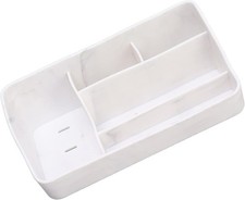 5 Grid Makeup Organizer Silicone Cosmetic Storage Box Makeup Desk Organizer