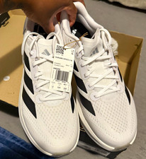 Adidas Duramo Speed 2 Men  s 12 Low Top Lace-Up Mesh White/Black IH8206