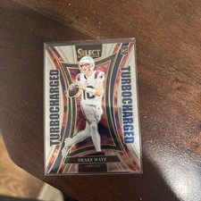 2024 Panini Select - Turbocharged Drake Maye #24 (RC)