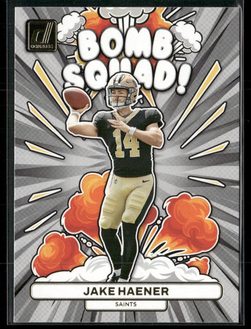 Jake Haener Panini Donruss Bomb Squad #BS3 Base