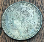 1889 Lady Liberty Morgan ONE DOLLAR Silver Coin ORIGINAL CONDITION Estate Find