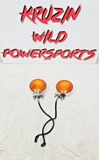 2011 HARLEY HERITAGE SOFTAIL Front Turn Signal Indicator Light Housing Lens Bulb