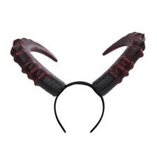 Gothic Demon Horn Devil Headband Headpiece Halloween Costume Accessory