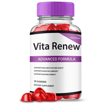 VitaRenew ACV Gummies, max Strength, Vita Renew ACV Supplement (1 pack)