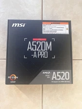 MSI A520M-A PRO V1 Gaming Motherboard *SHIPS TODAY*