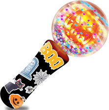 Halloween Magic Ball Light up Wand with Ghoulish Figure - 7.5" - Magic Ball with