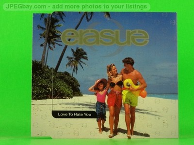 ERASURE LOVE TO HATE YOU (L72) 4 Track CD Single including Picture Sleeve MUTE