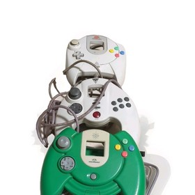 SEGA Dreamcast Console Lot w/ Controllers, Memory Cards, Power & A/V Cables