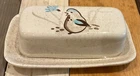 Vintage Red Wing Pottery Bob White Quail Covered Butter Dish, Beautiful!