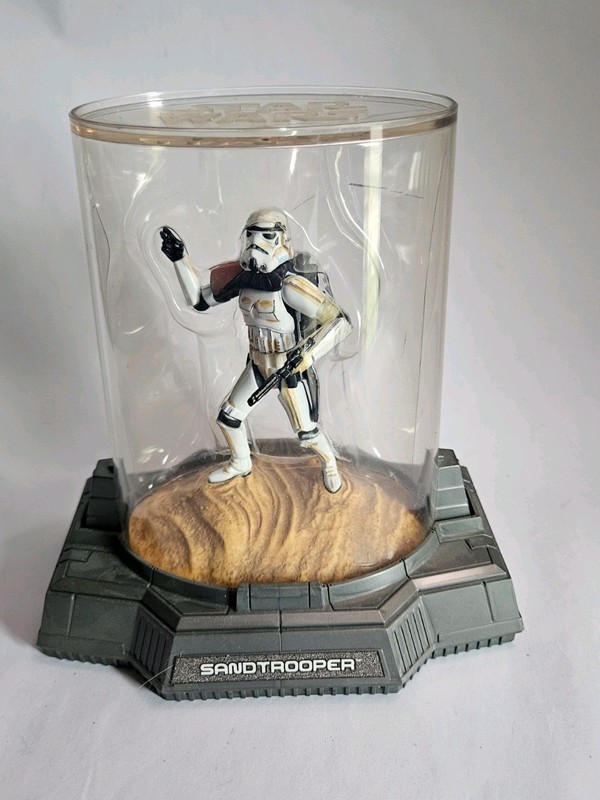 Star Wars Titanium Series Sand Trooper Die-Cast Figure In Case