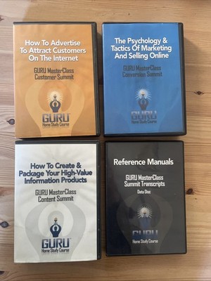 Eben Pagan GURU Home Study MasterClass 3 DVD Sets + transcript CD-ROM
