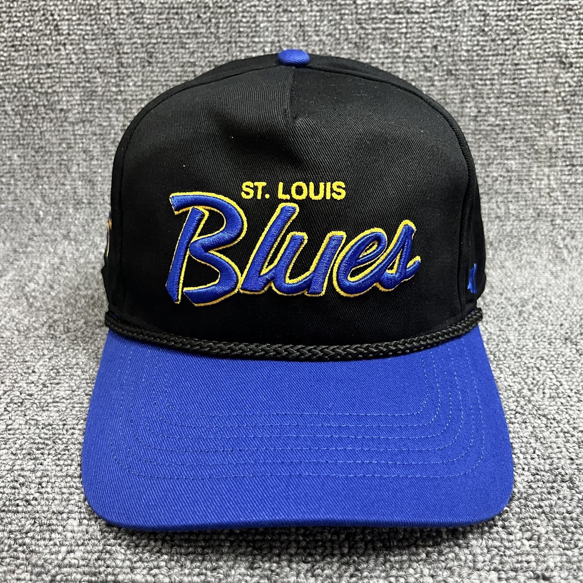 New '47 Brand St. Louis Blues Hitch Rope Snapback Hat NHL Adjustable Cap
